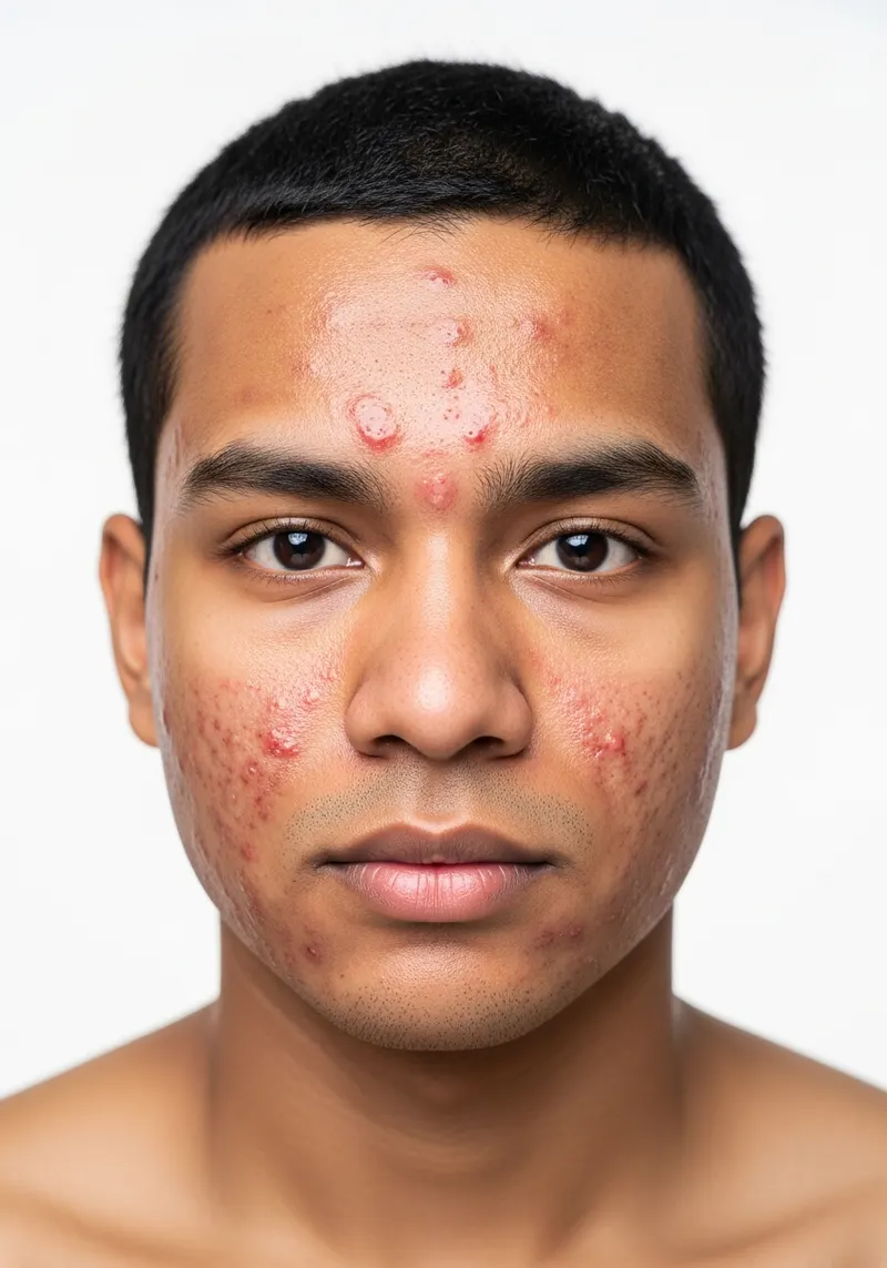 Before Acne Treatment treatment